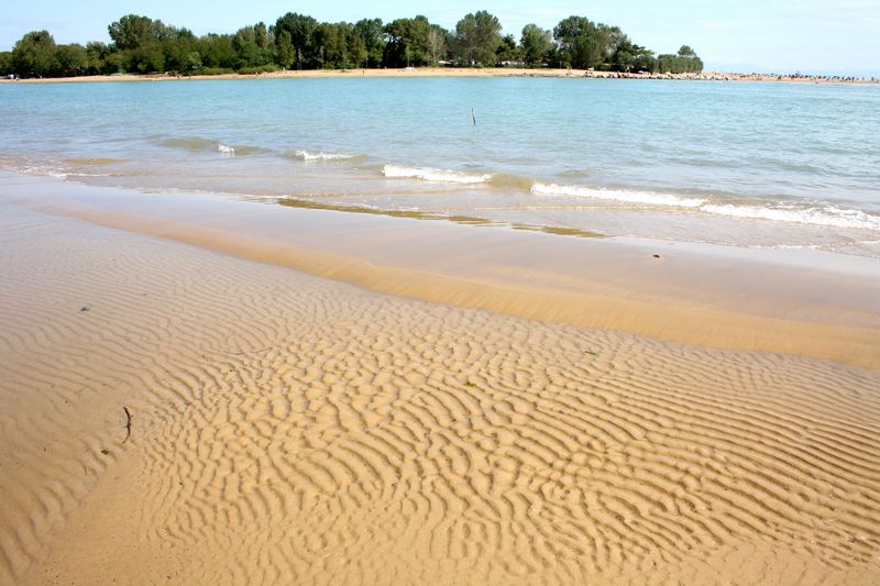 Il faro di Bibione e la foce del tagliamento